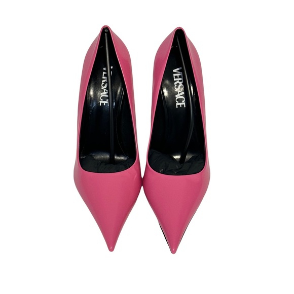 As seen on Paris Hilton. Versace Pink Lemon Pumps 37. - Picture 3 of 15